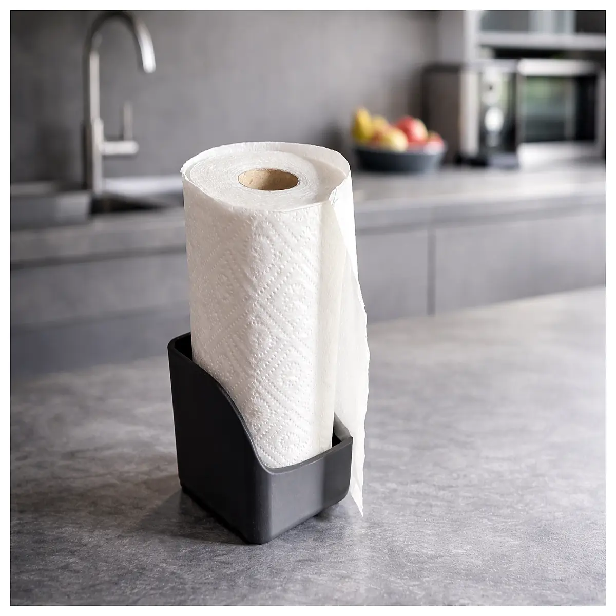 modern minimalist tissue holder for bathroom vanity sleek matte black wall mount organizer desktop napkin dispenser