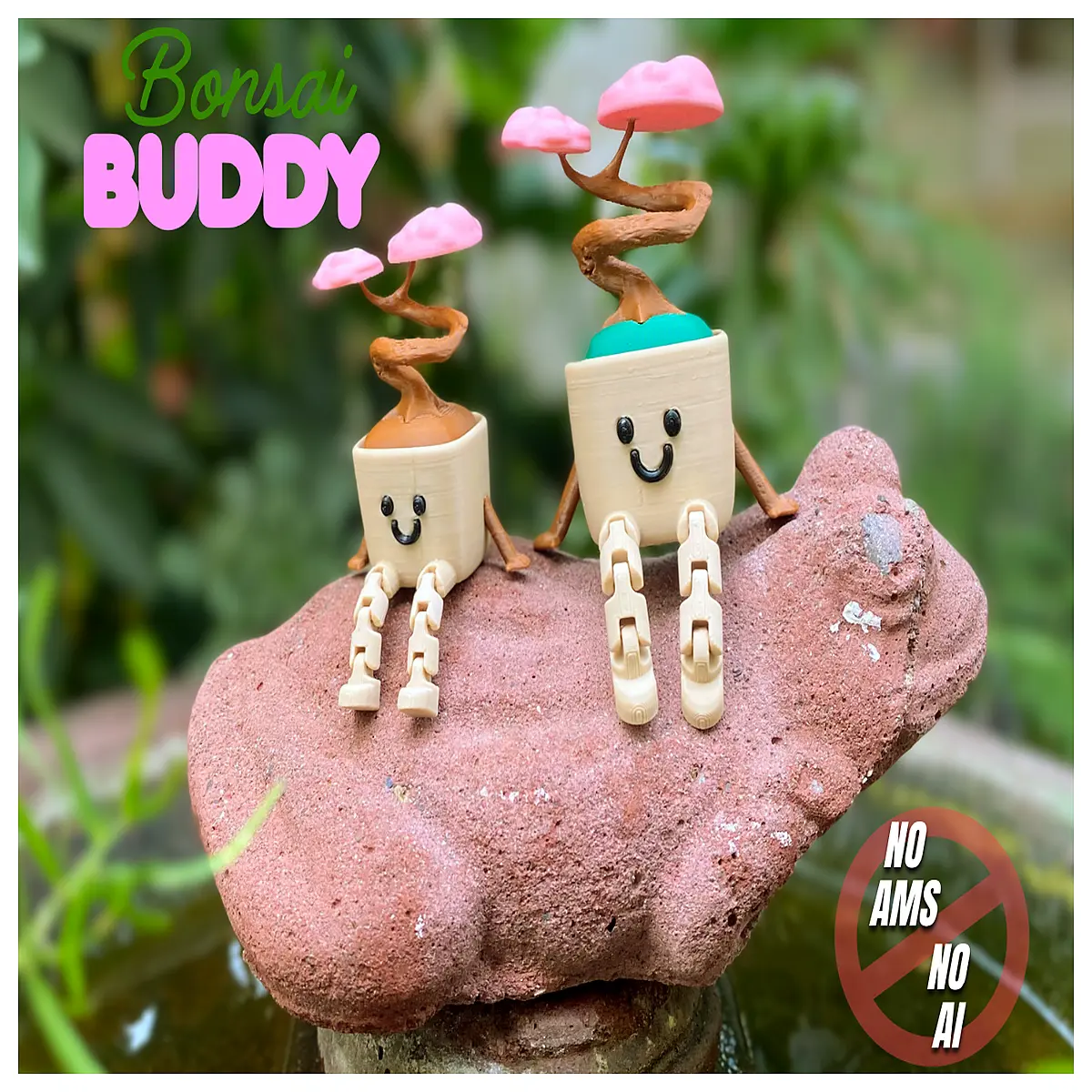 articulated joint bonsai tree figure for photography props and miniature garden decoration