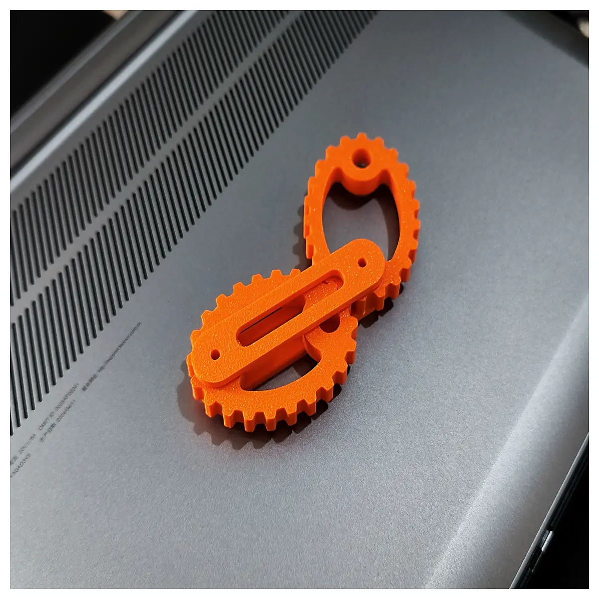 oval gear fidget toy stress relief anti anxiety silent tactile spinning gears for adults and kids