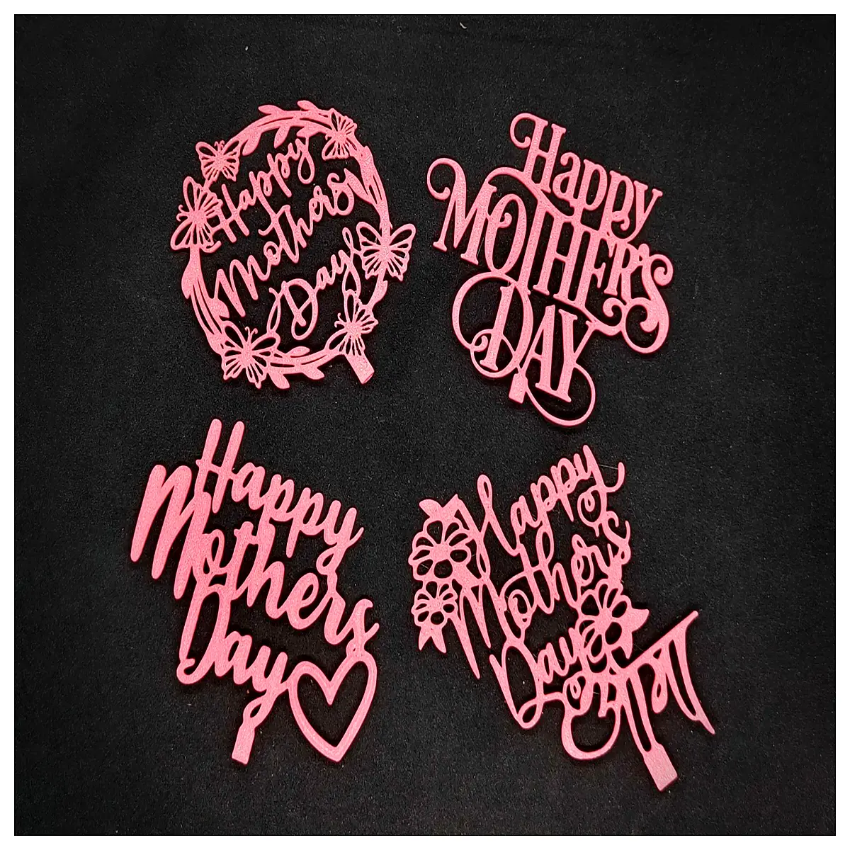 mother s day cake toppers edible flowers for mom celebration personalized baking decorations sweet treats for mother