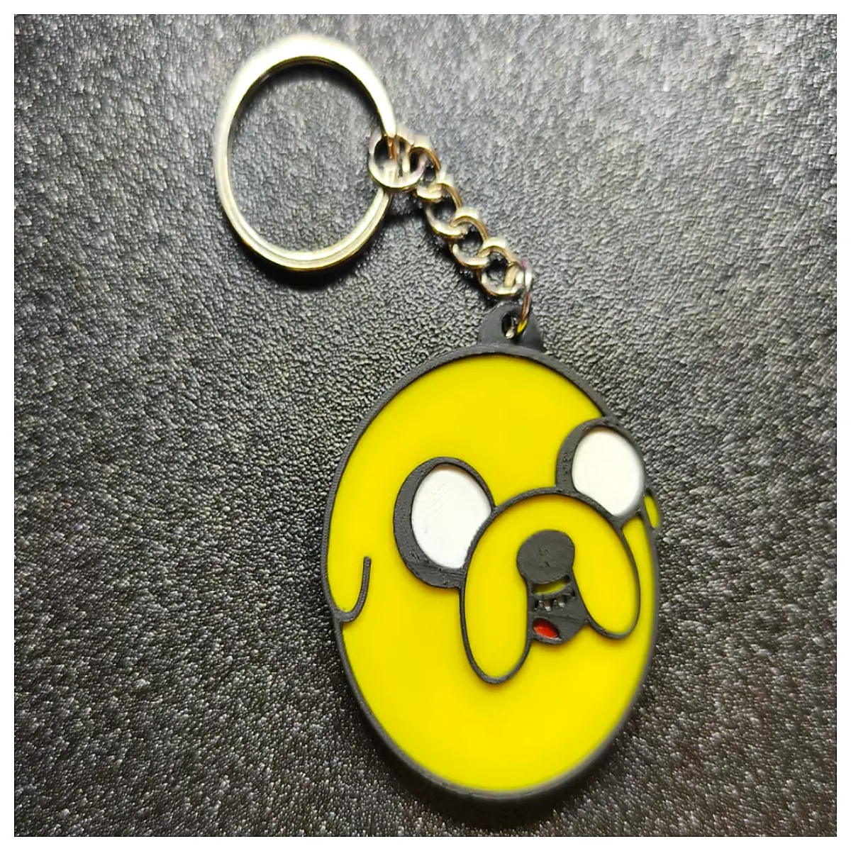 jack dog keychain leather key ring for men women durable metal car keys holder gift
