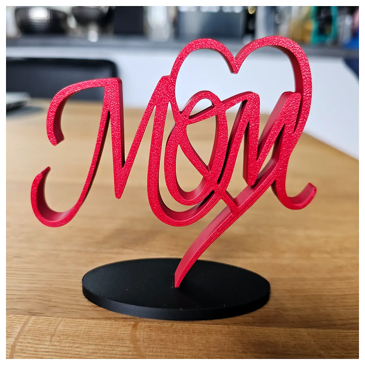 mom letter decorative home office desk organizer minimalist elegant mom