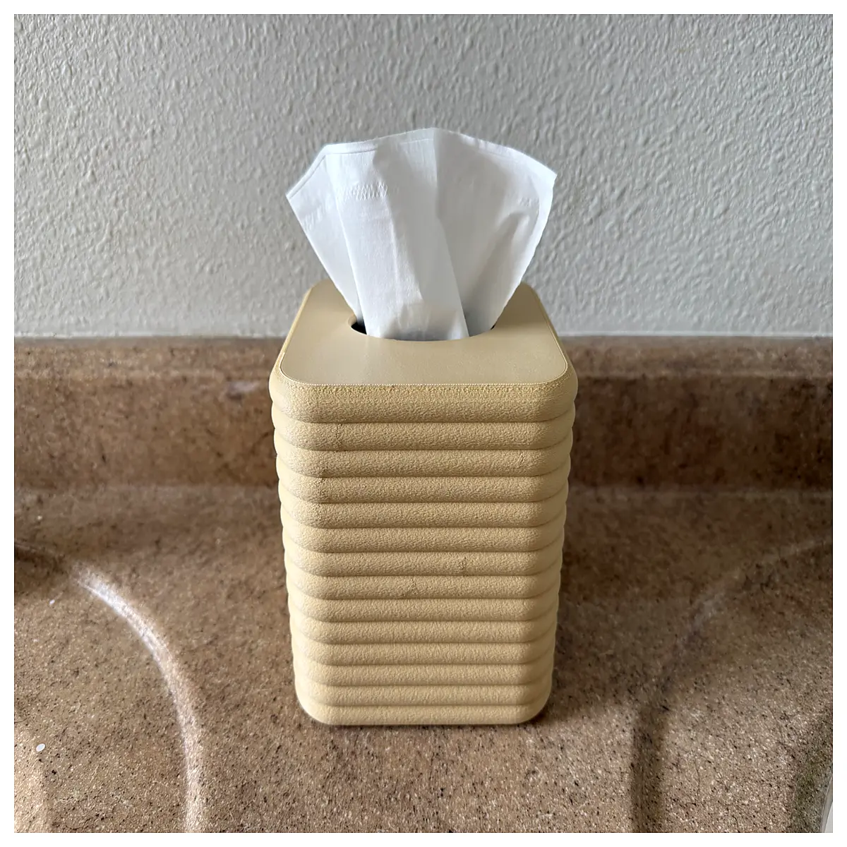 modern tissue box cover minimalist home decor stylish living room table organizer