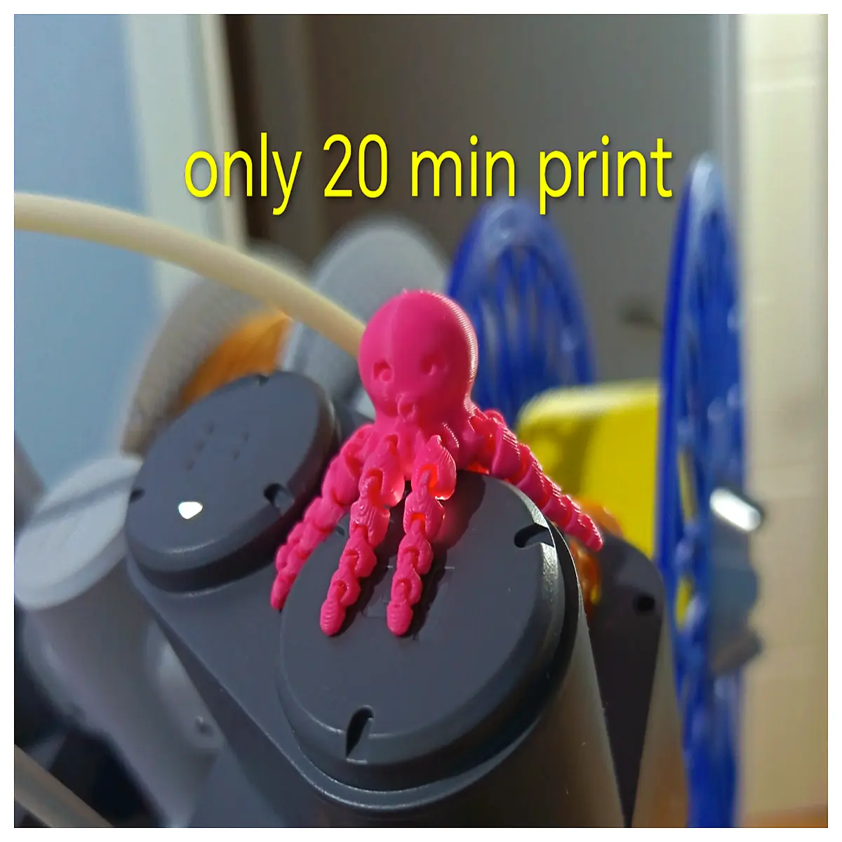mini octopus stress relief toy fidget squishy anti anxiety sensory kids adults