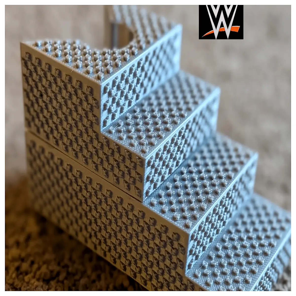 wwe steel ladder prop two piece magnetic stage set