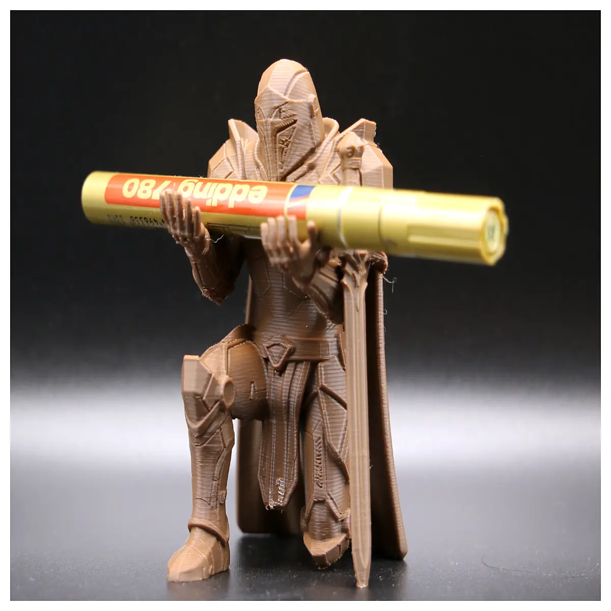 knight desk statue medieval knight figurine for office decor fantasy collectible piece