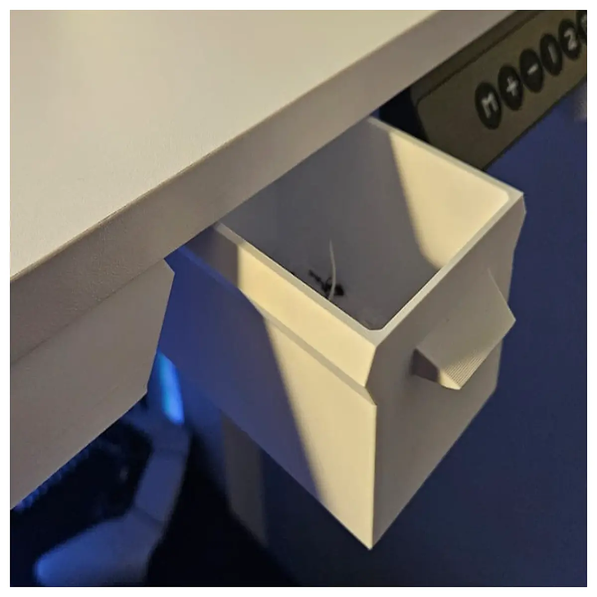 under desk trash can small office waste bin with lid for home office computer table storage