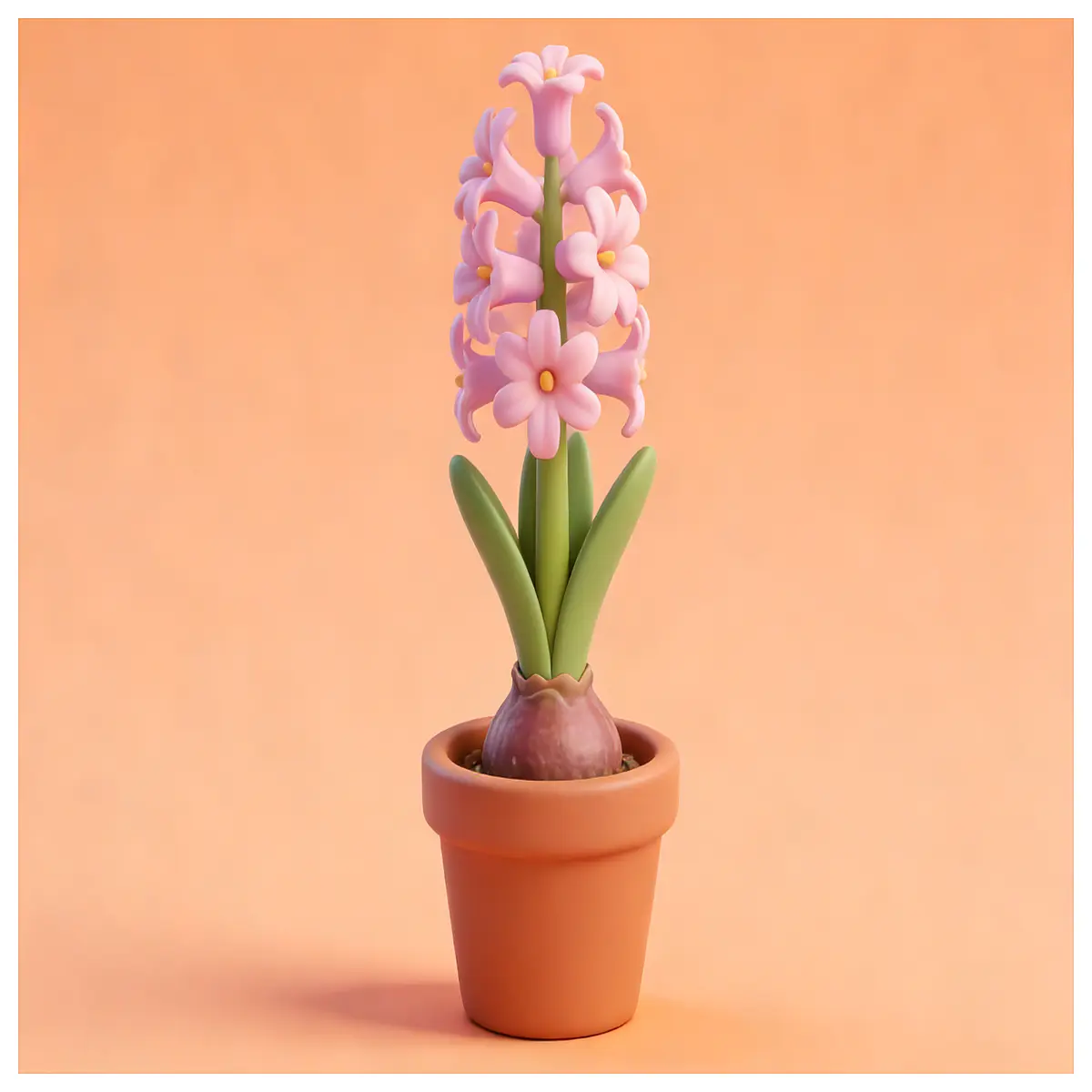 hyacinth mini plant diy coloring toy for kids pretend play craft set