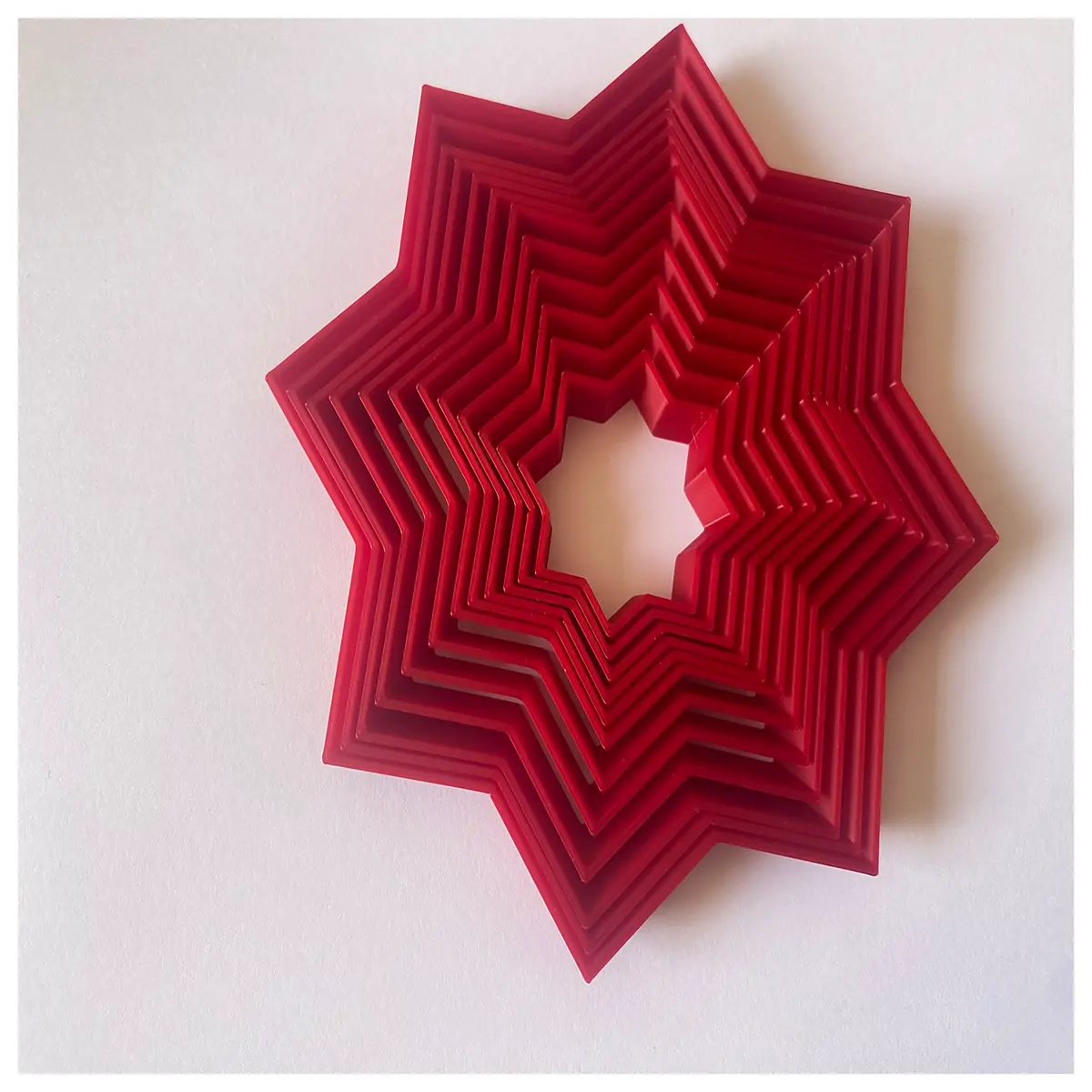 stress relief fidget toy spiral star printed design anti anxiety desk gadget for adults kids