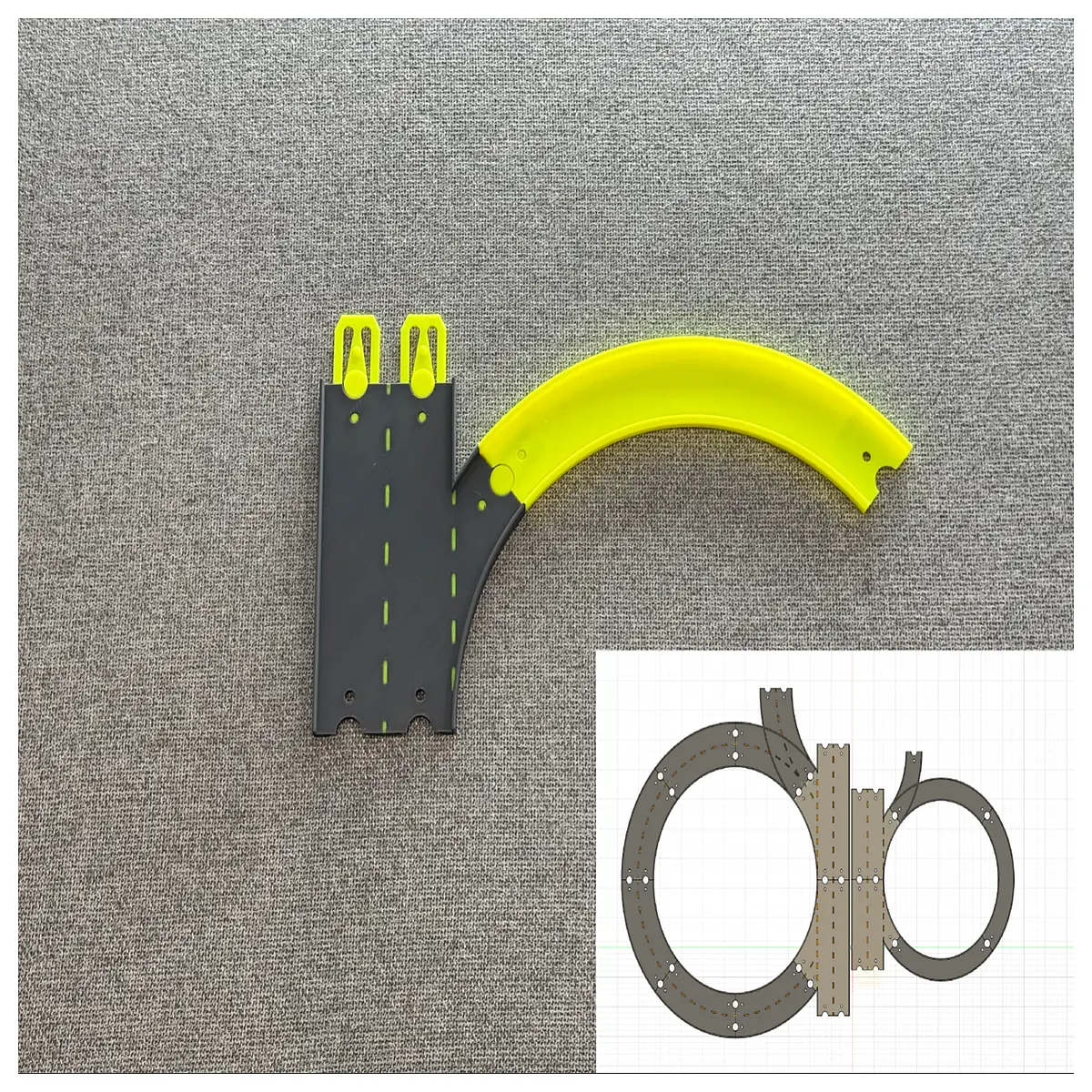 yuqu modular street intersection track set plastic road junction blocks for kids building toys