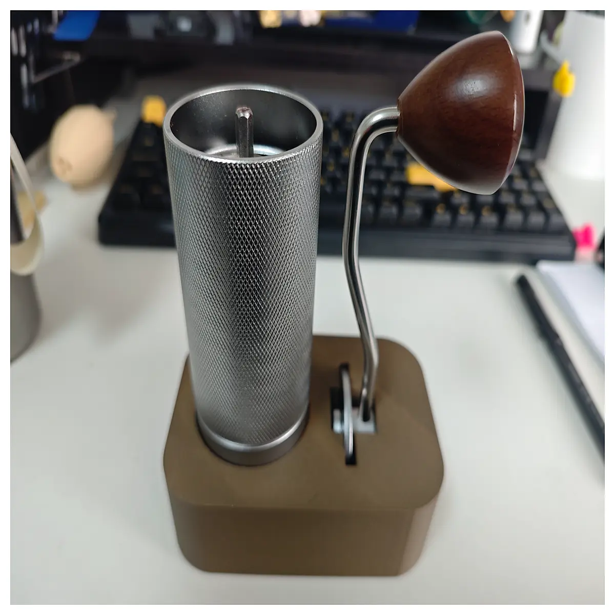 pdd420 steel core manual coffee grinder base replacement part duty stable for hand crank mill