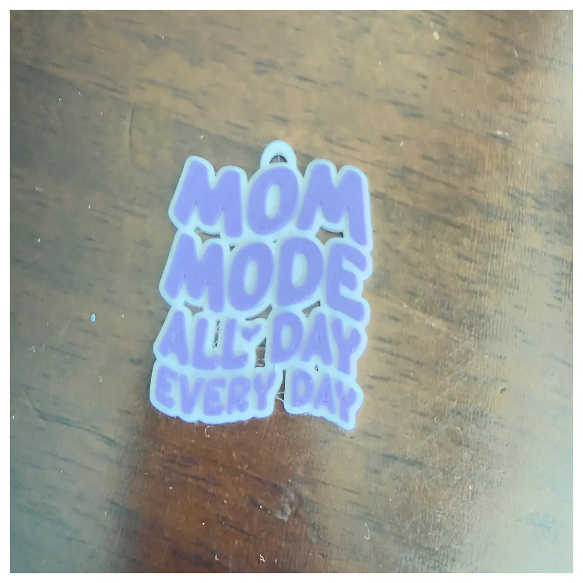 mom keychain pendant sentimental mother daughter bond