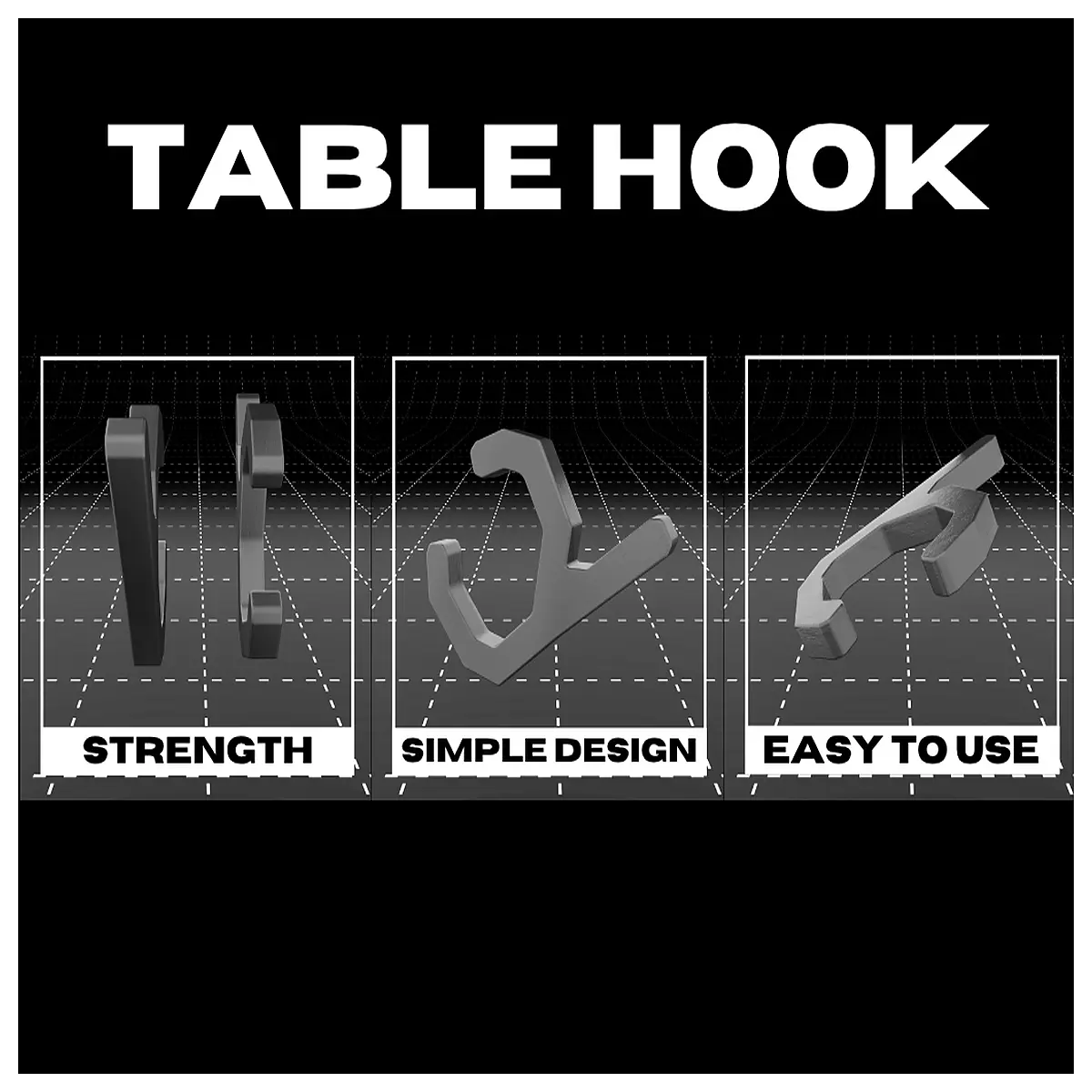 desk organizer hooks for headphones keys office desk accessories storage
