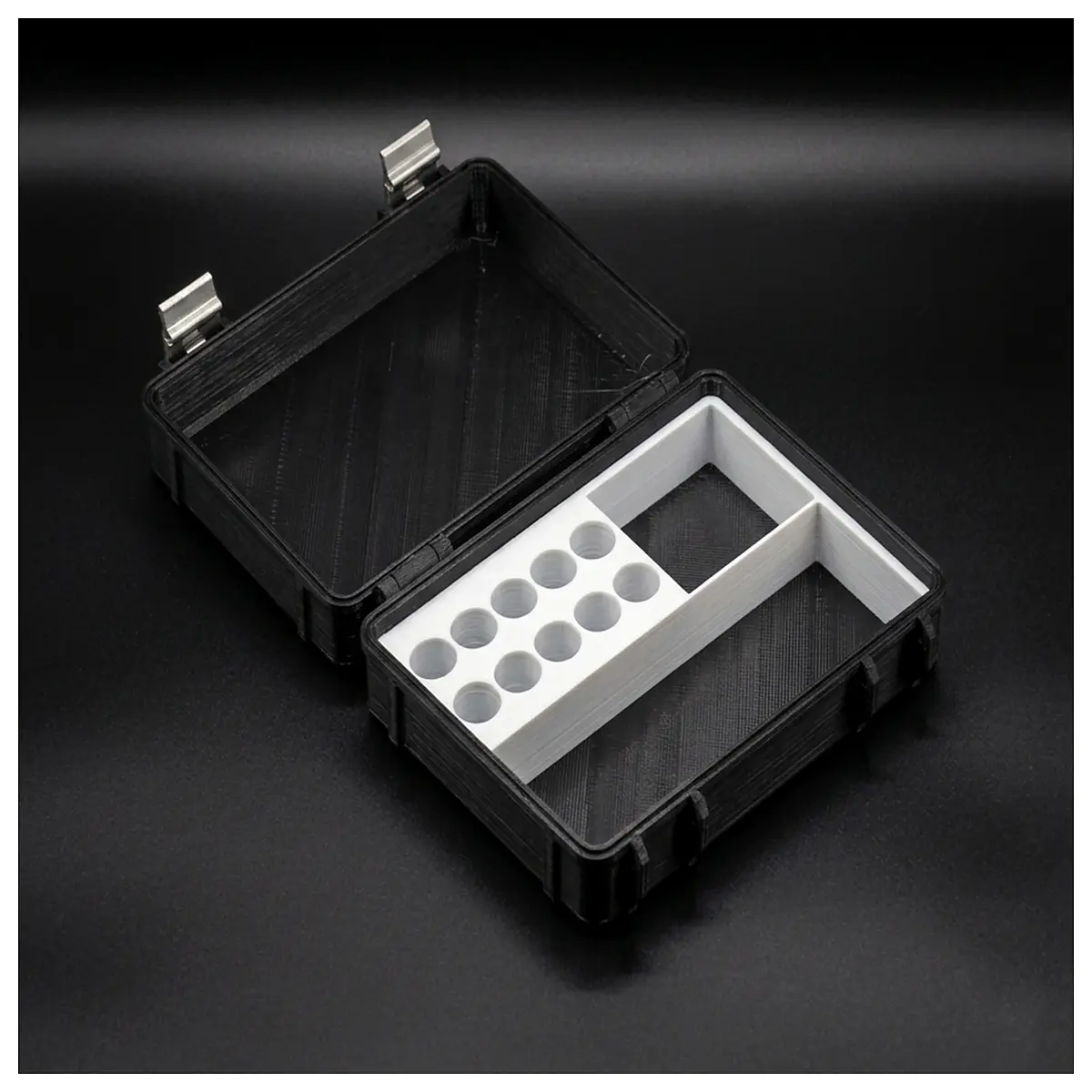 10 pack 3ml peptide vial storage box organizer case for skincare serum ampoules travel