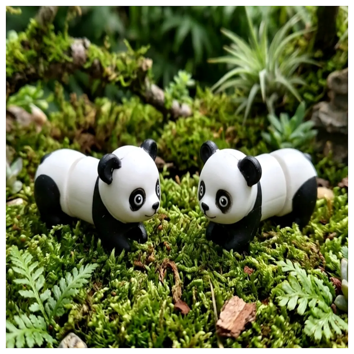 cute mini panda plush toy movable jointed panda doll for kids soft stuffed animal gift
