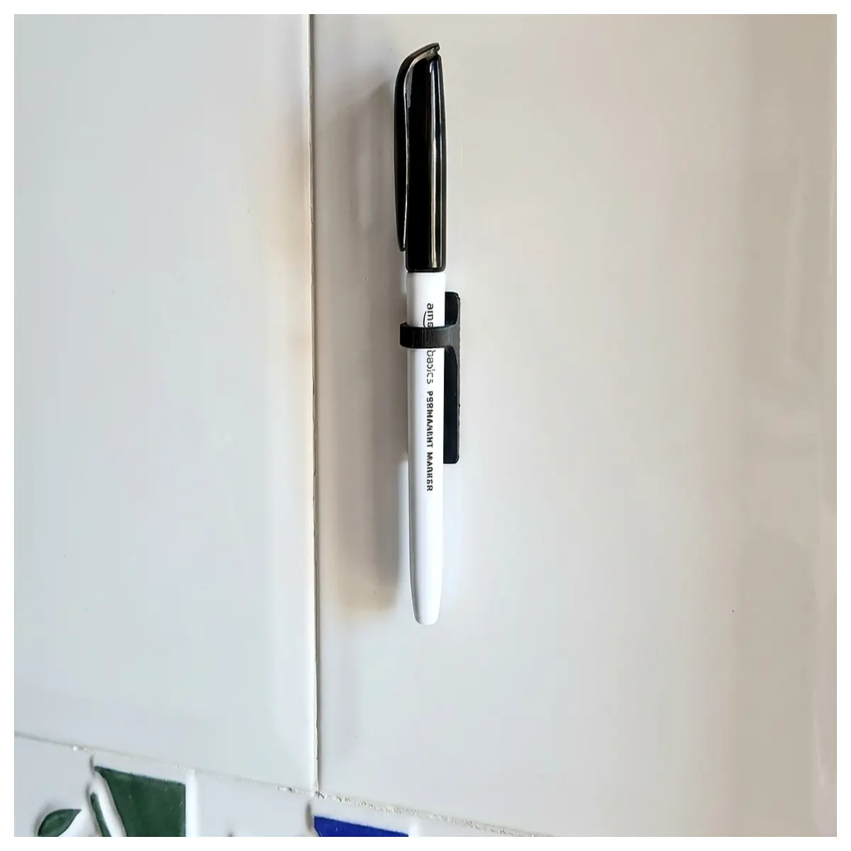 sharpie marker holder self adhesive wall mount organizer for office desk supplies storage