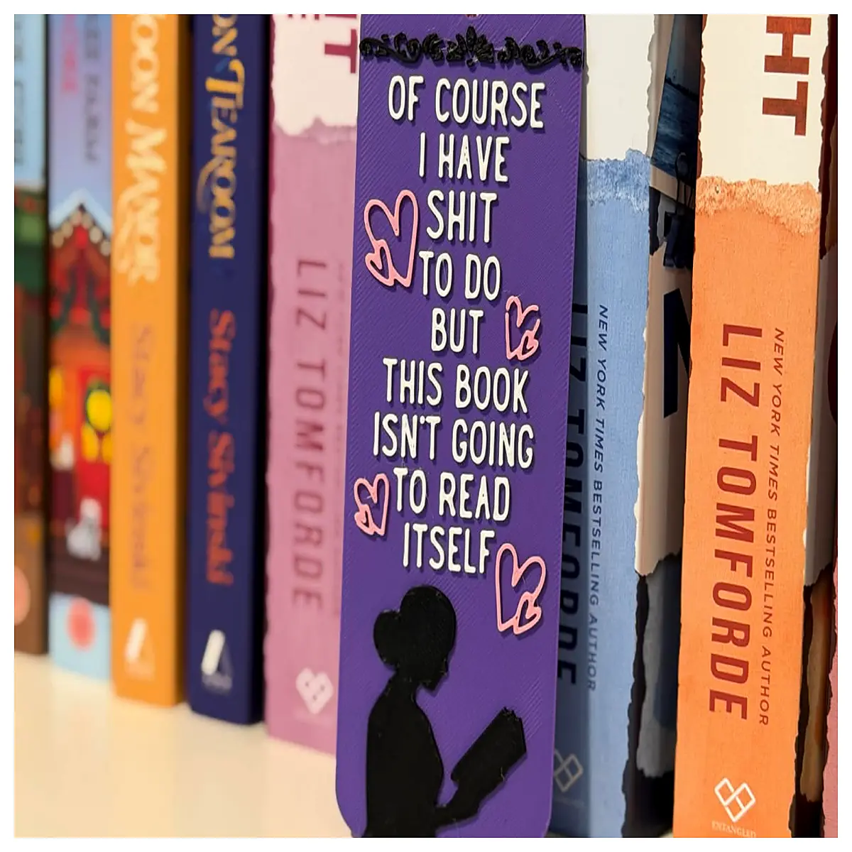 funny book lover gift bookmark quote books won t read themselves metal literary novelty reading accessory