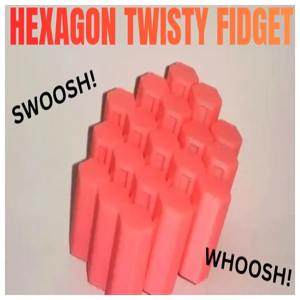 hexagonal fidget spinner cube stress relief toy for anxiety and sensory motor skills development