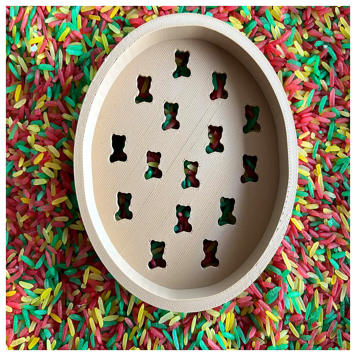 cute bear shaped flour sifter mesh strainer kitchen baking tool for cake powder