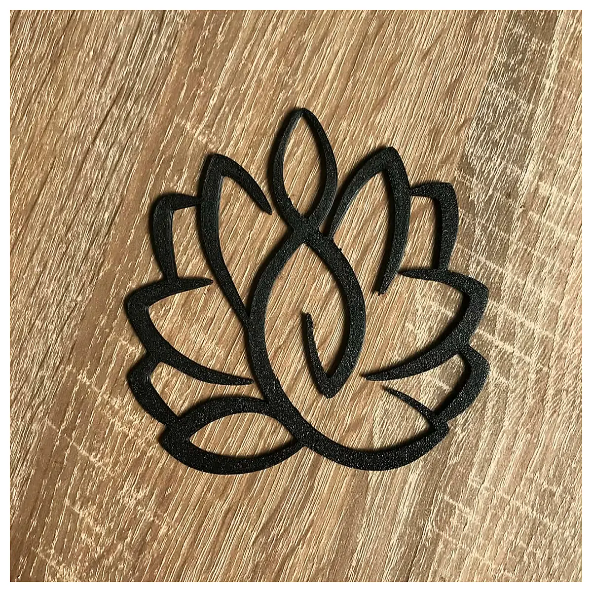 flower silhouette wall art zen garden decor minimalist floral silhouette sticker bathroom mirror decal meditation room accent