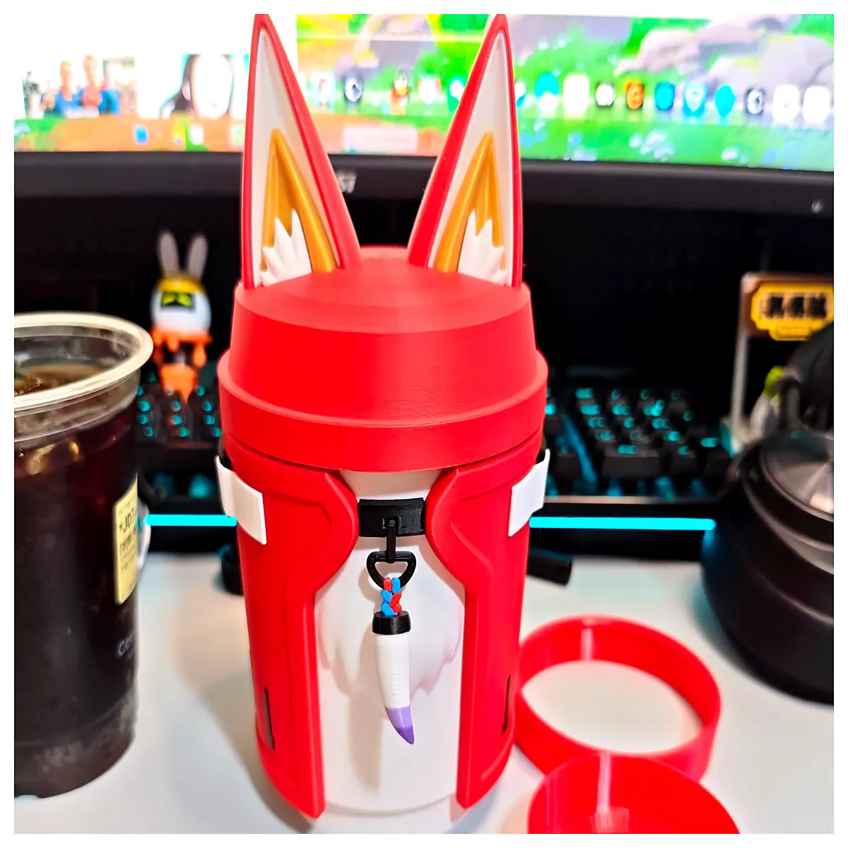 arknights endfield rosmontis merch drink sleeve storage pen holder desktop decor