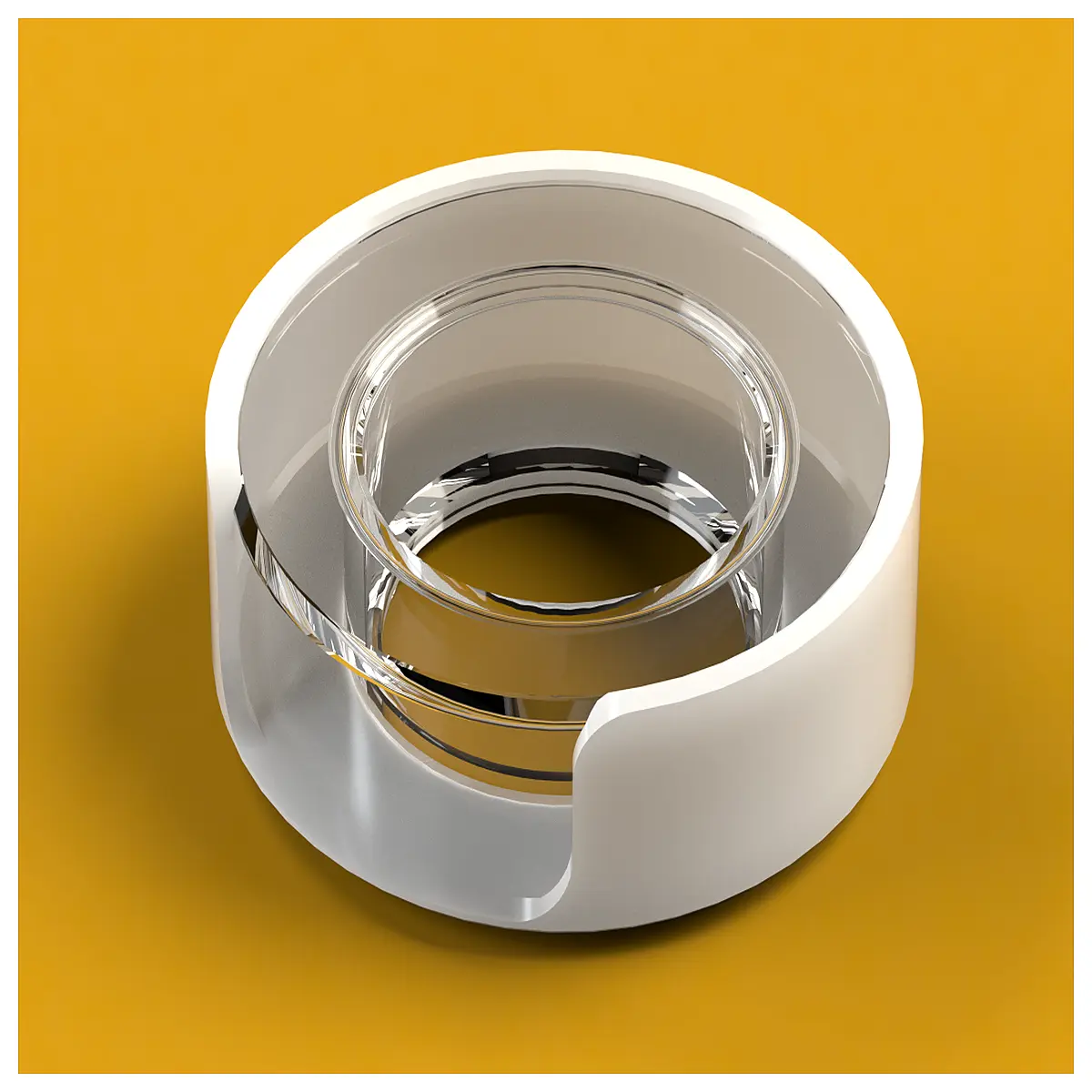 adhesive tape dispenser box storage organizer for masking duct packing rolls