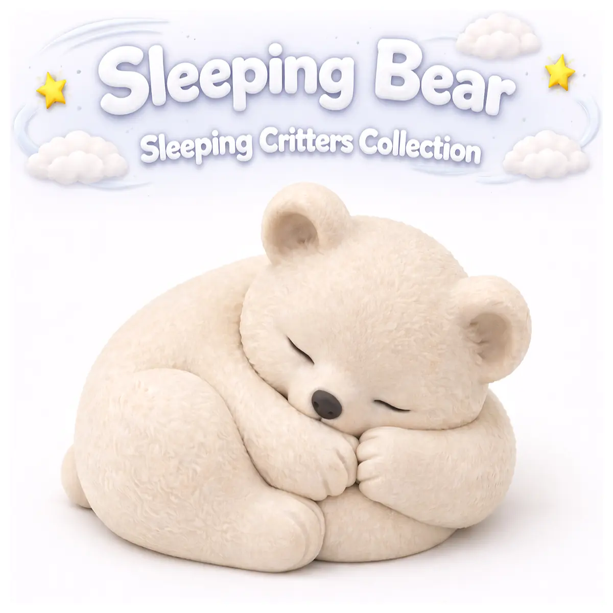 cute sleeping animal plush toys collection soft huggable stuffed bears for kids gifts