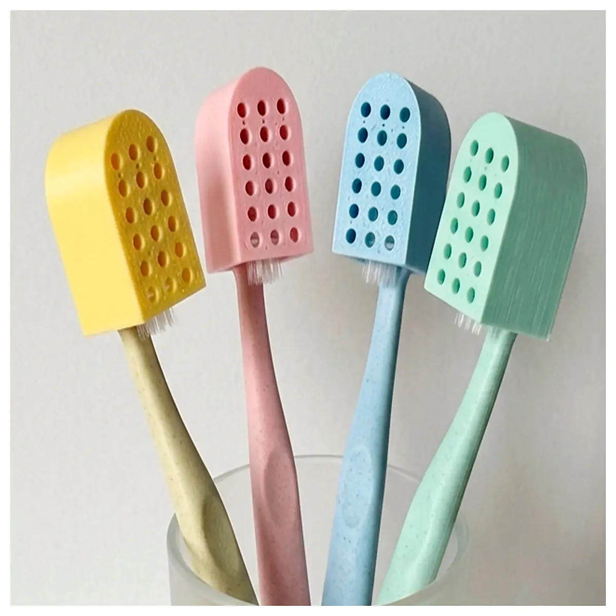 toothbrush head cover travel case protective cap silicone sleeve for replacement heads portable hygiene