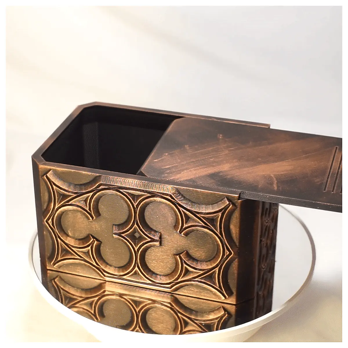 decorative sliding lid box for jewelry storage elegant gift organizer with compartments