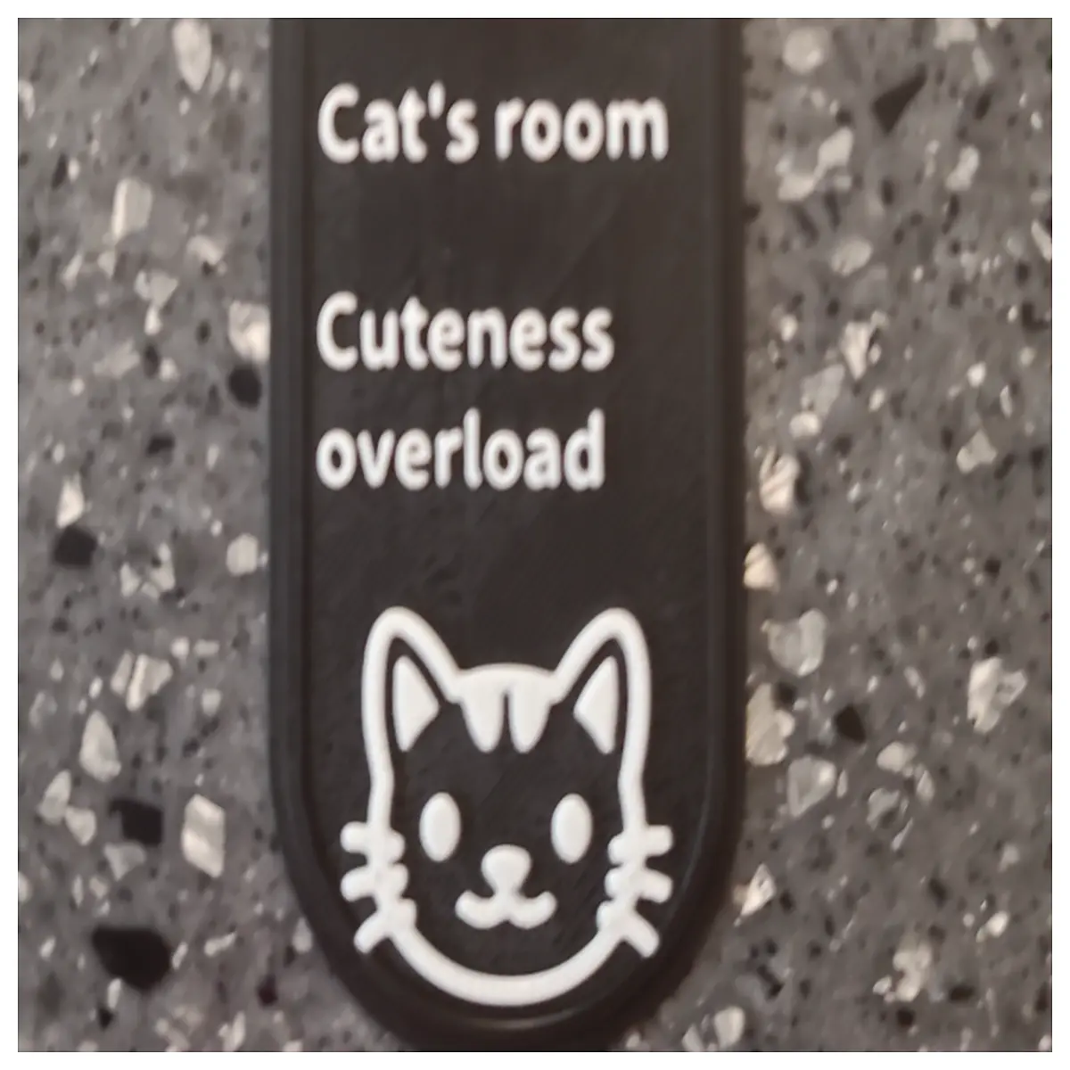 cute cat door hanger sign for bedroom pet lover room decor funny animal hanging plaque
