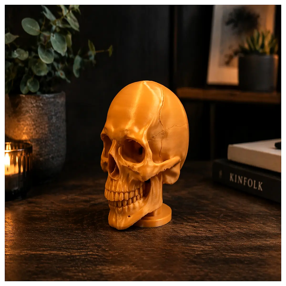 edc skull keychain metal pocket clip tactical gear accessories for men biker motorcycle club patches