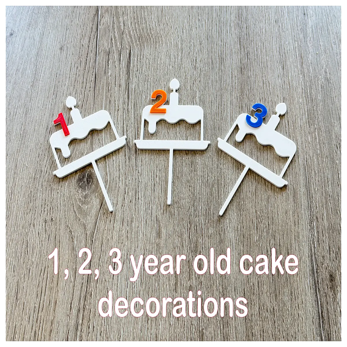 funny 123rd birthday cake toppers milestone age number candles numeral decorations for adult celebration