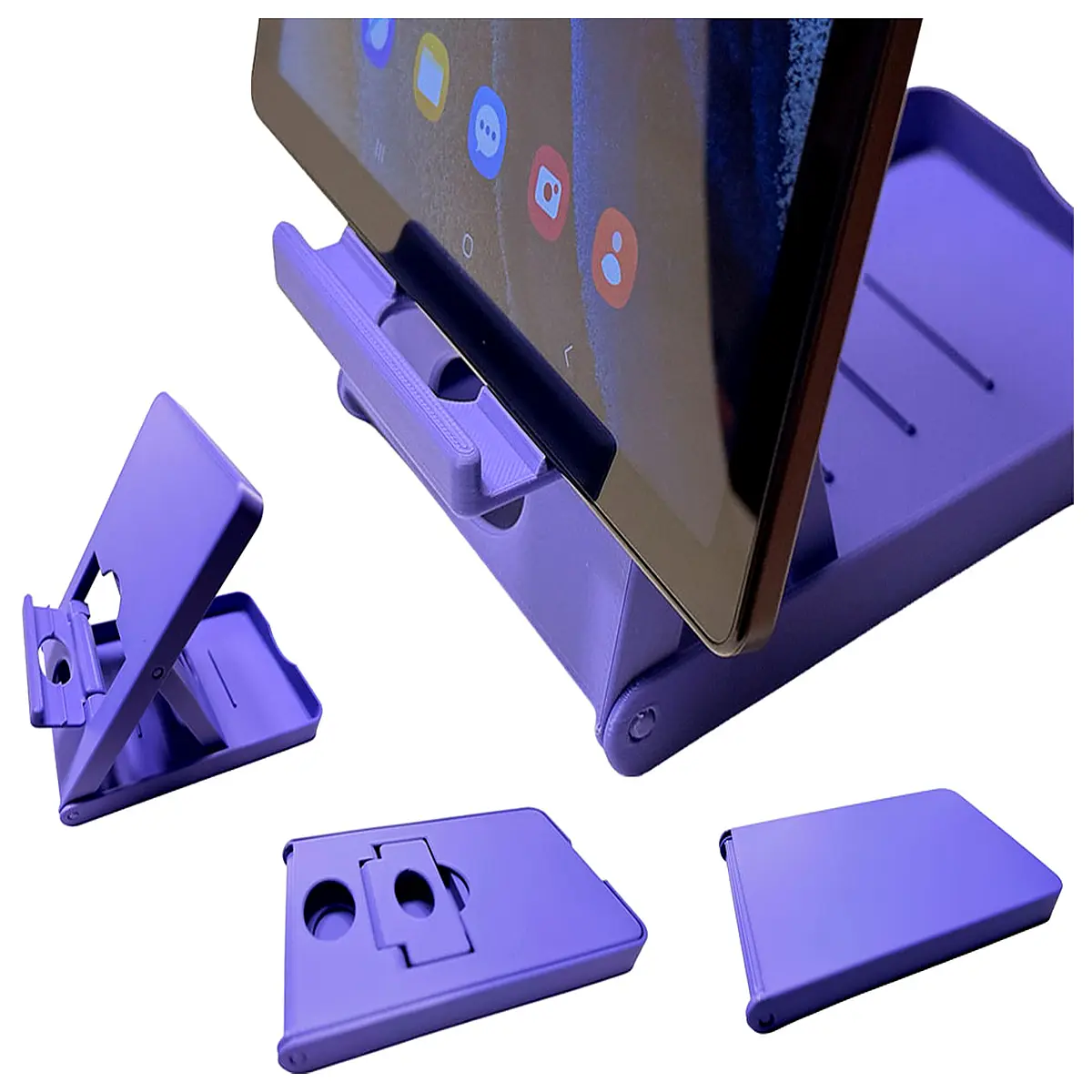 portable tablet collapsible desktop holder for air pro mini lightweight travel accessories adjustable viewing angle
