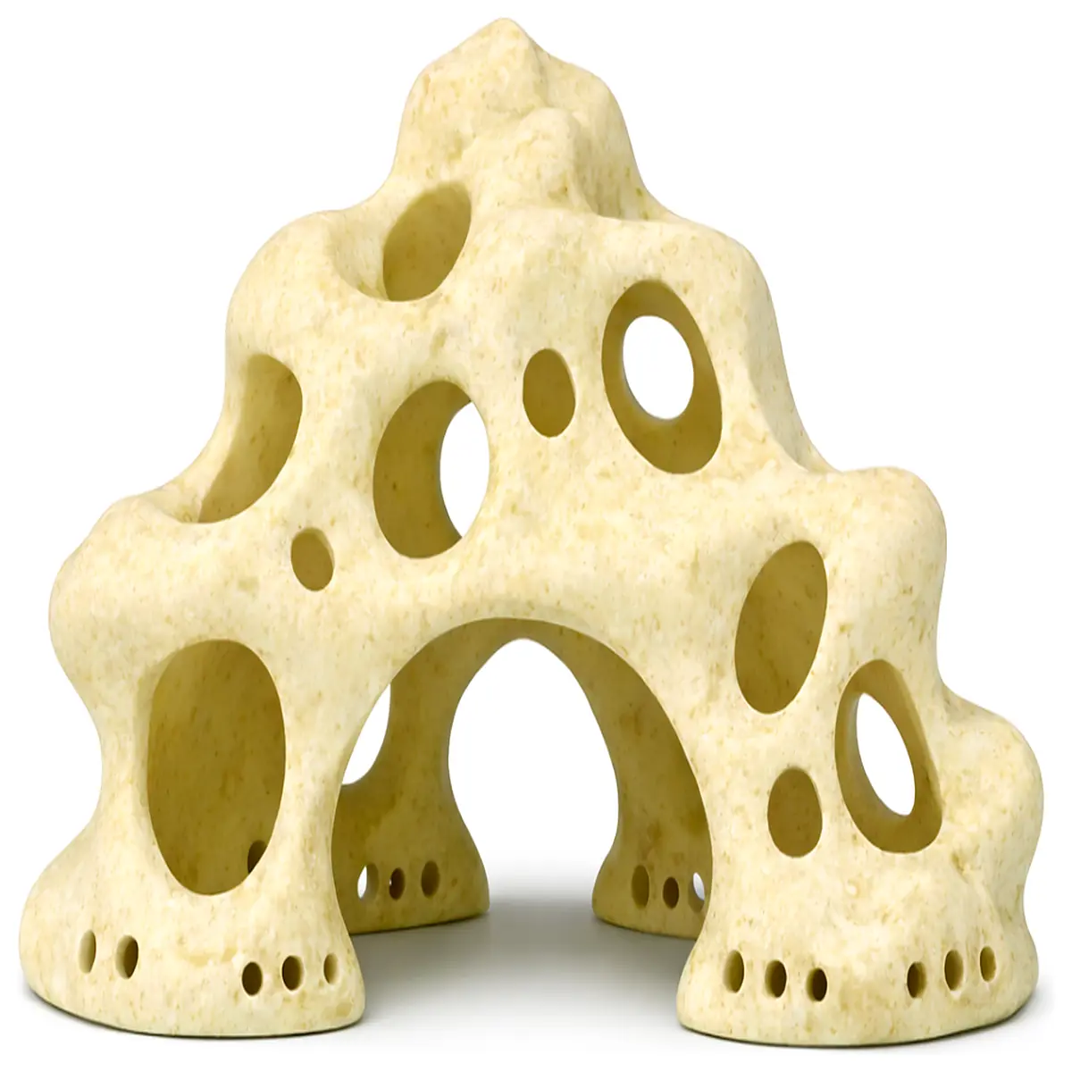 aquarium natural rock caves hiding spots for fish shrimp shelter decoration