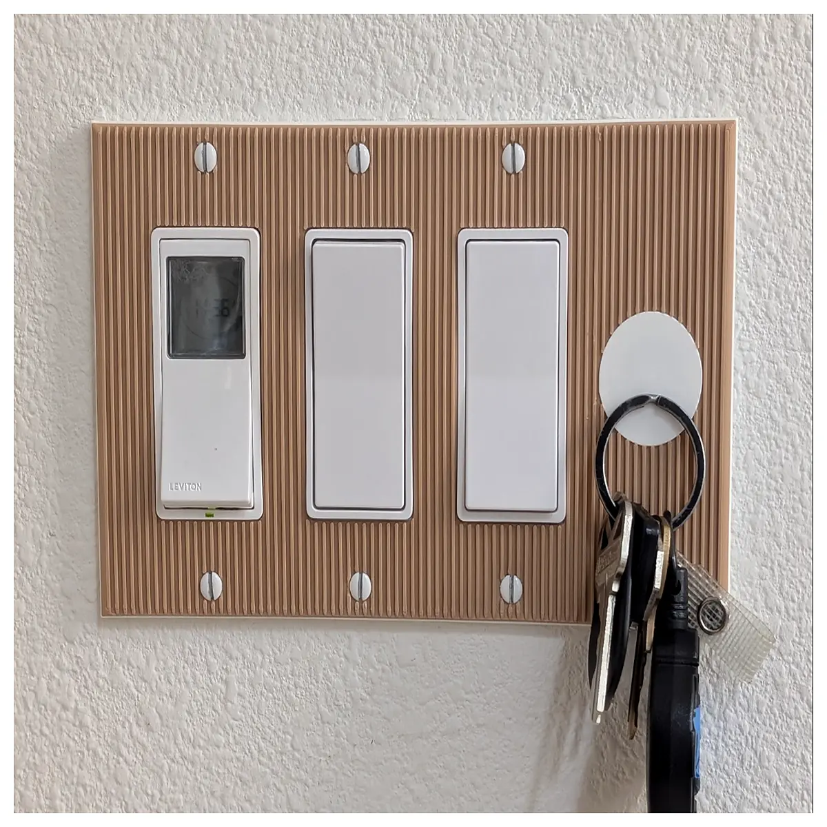 magnetic key holder wall mount magnet organizer for front door entryway home office storage
