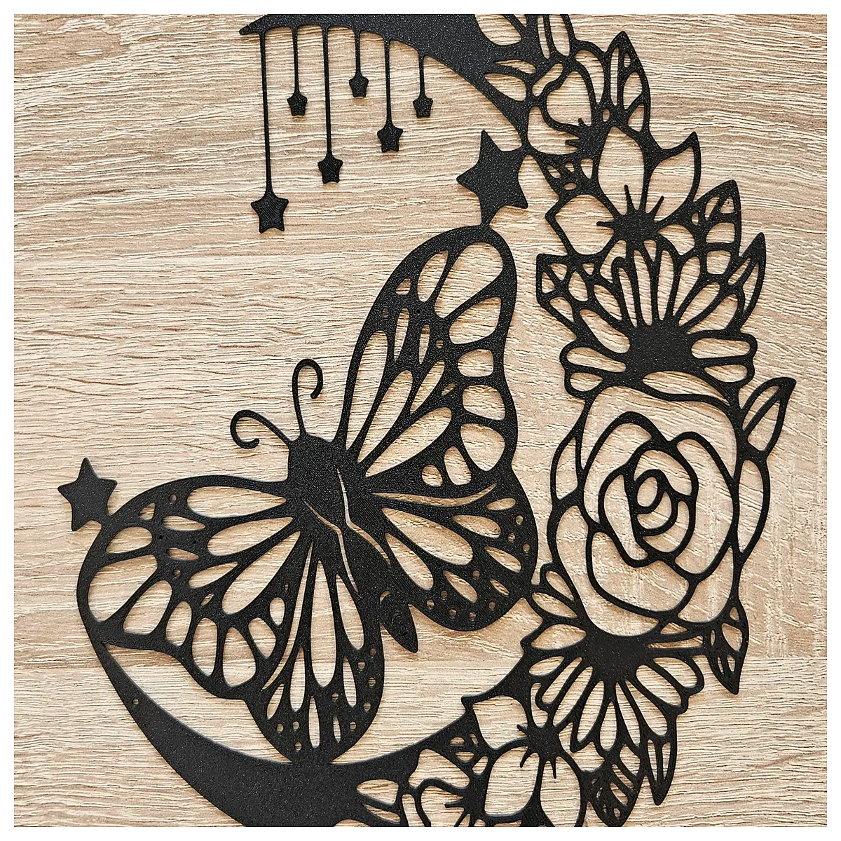 silhouette wall art metal cutout decor modern abstract home decoration living room bedroom accent piece