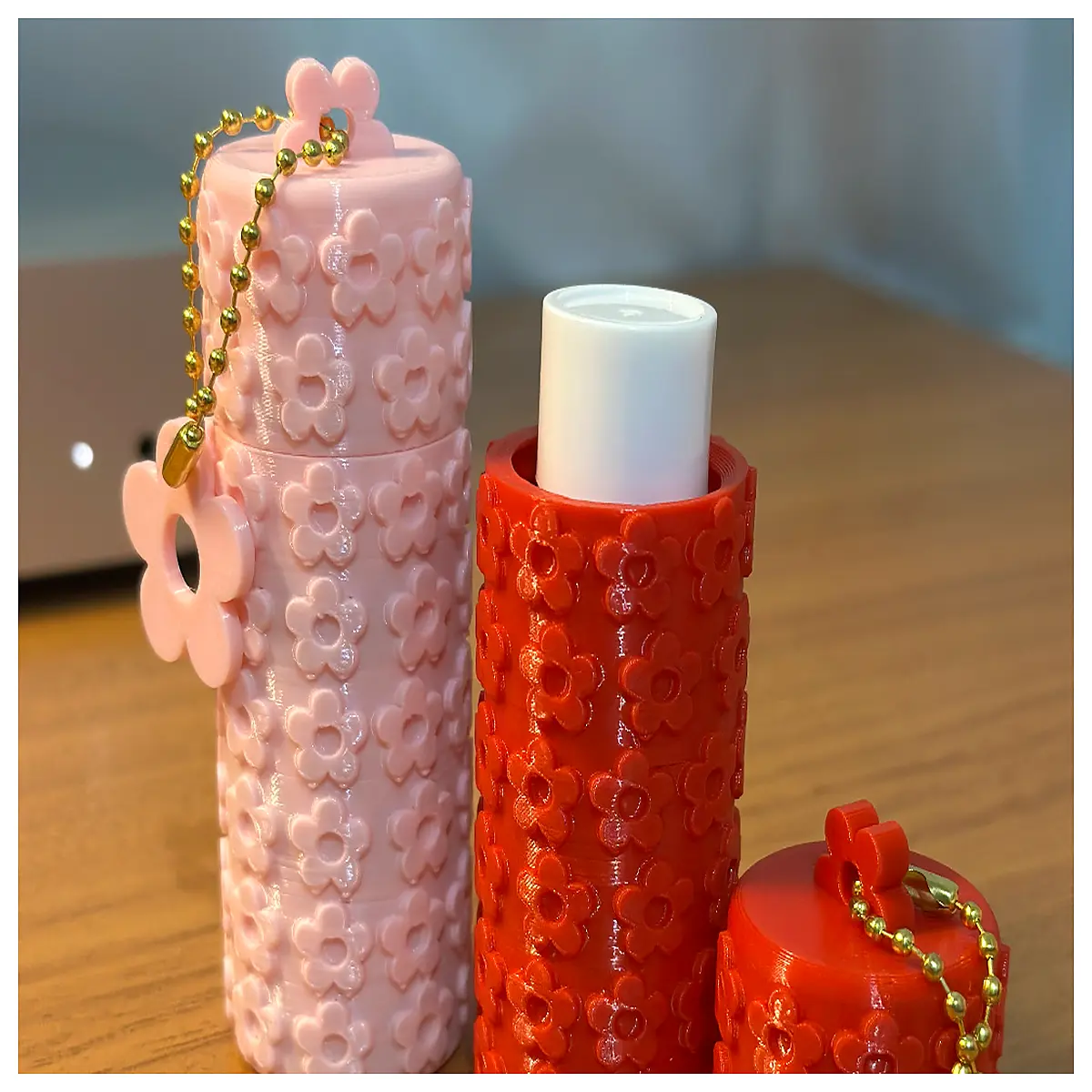 mother s day floral lipstick holder organizer mom decorative makeup vanity storage box