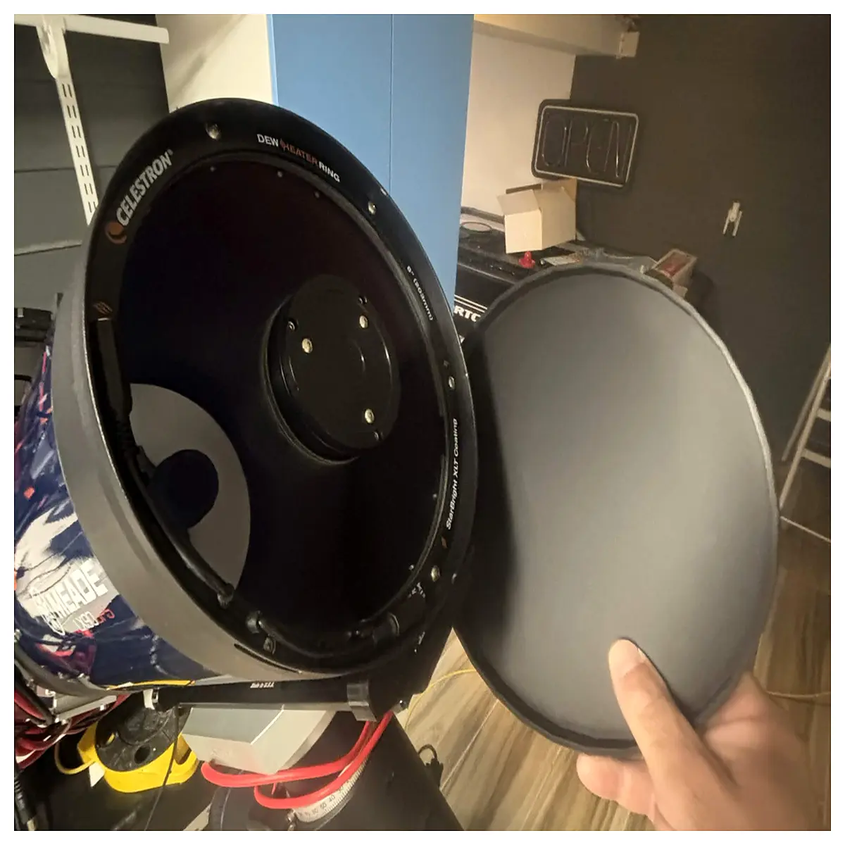 8 inch telescope lens cap cover for 2032mm focal length optical tube eyepiece protection