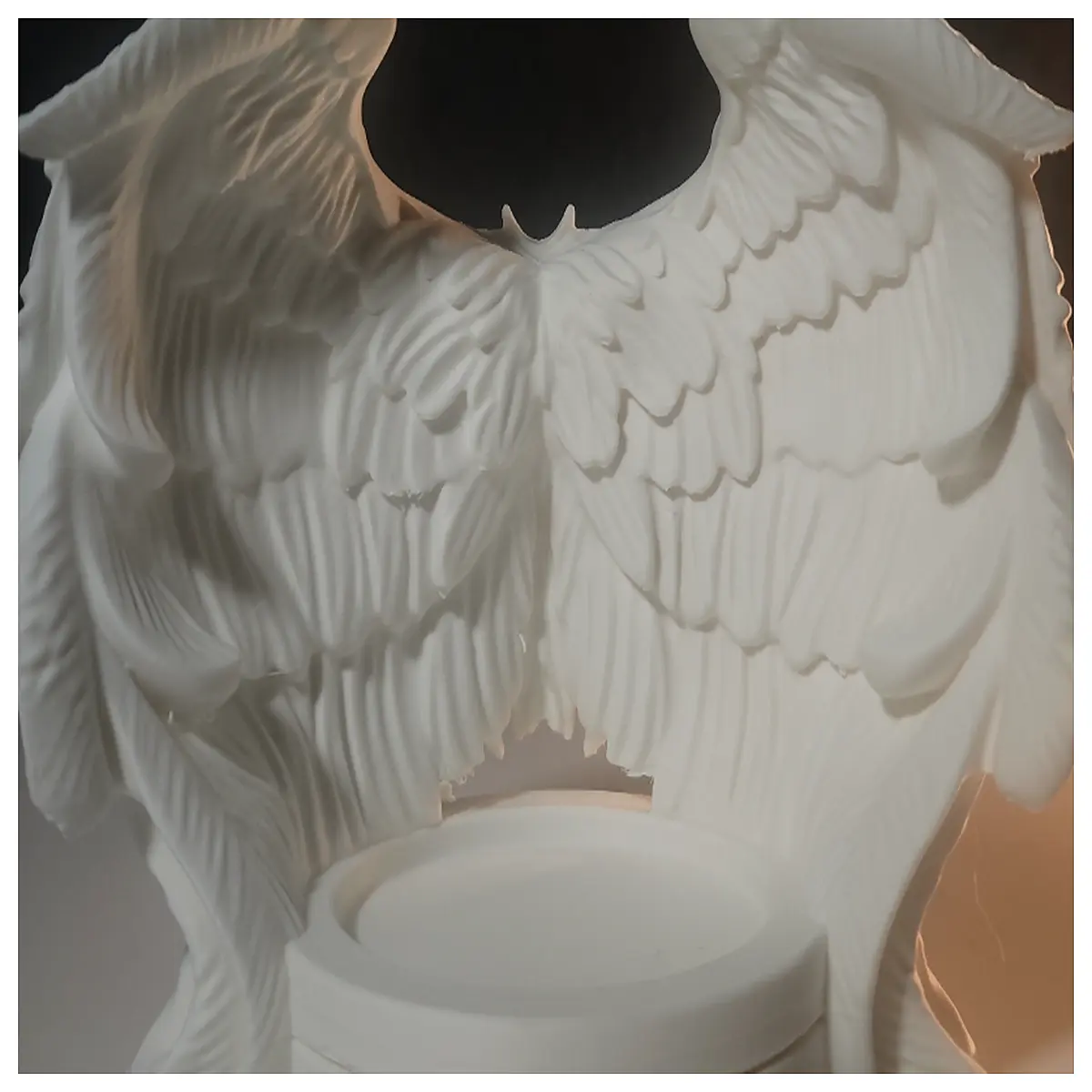 acrylic figure with wing decorations for anime collectibles