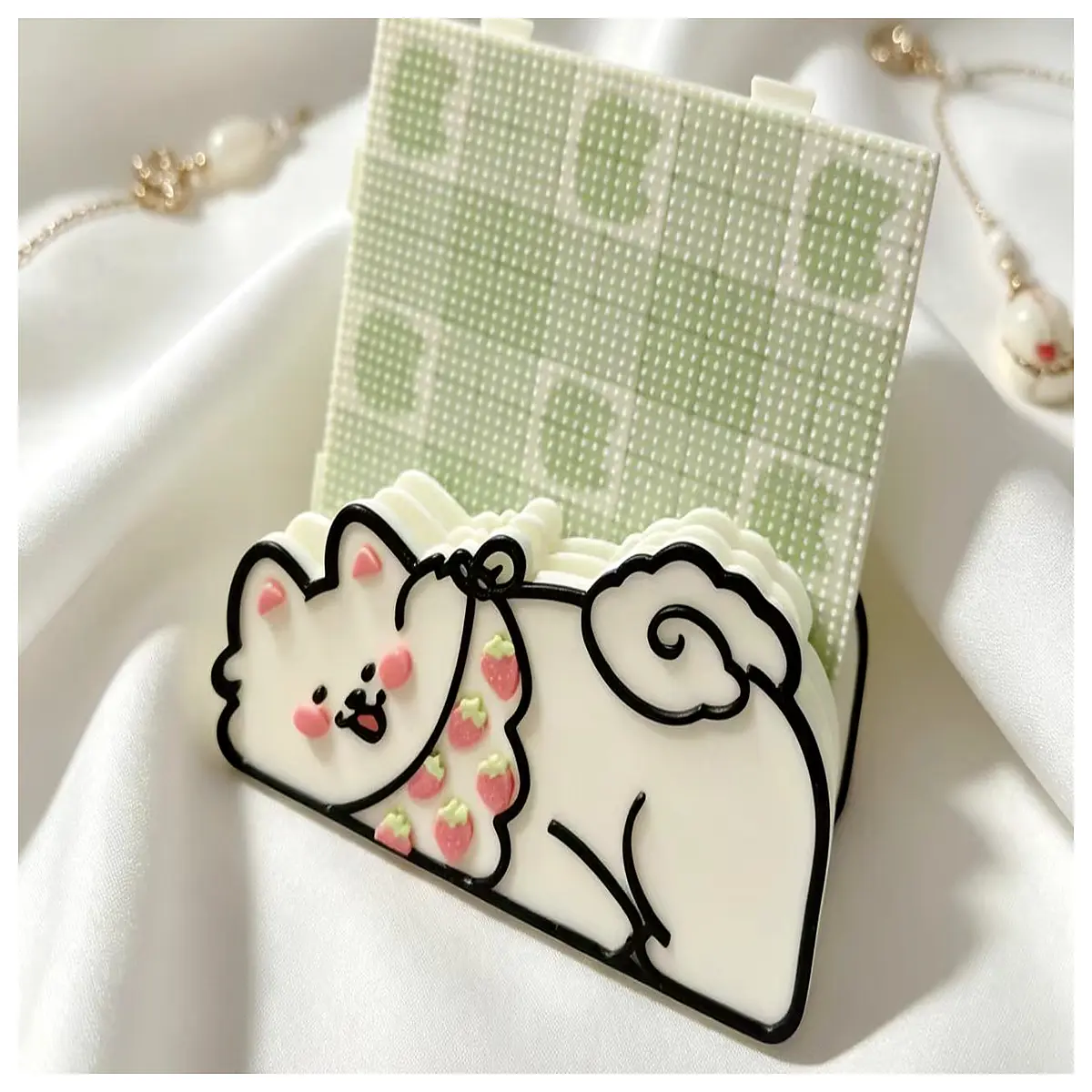 cute fish slice dog bead storage rack organizer for perler beads art supplies craft table