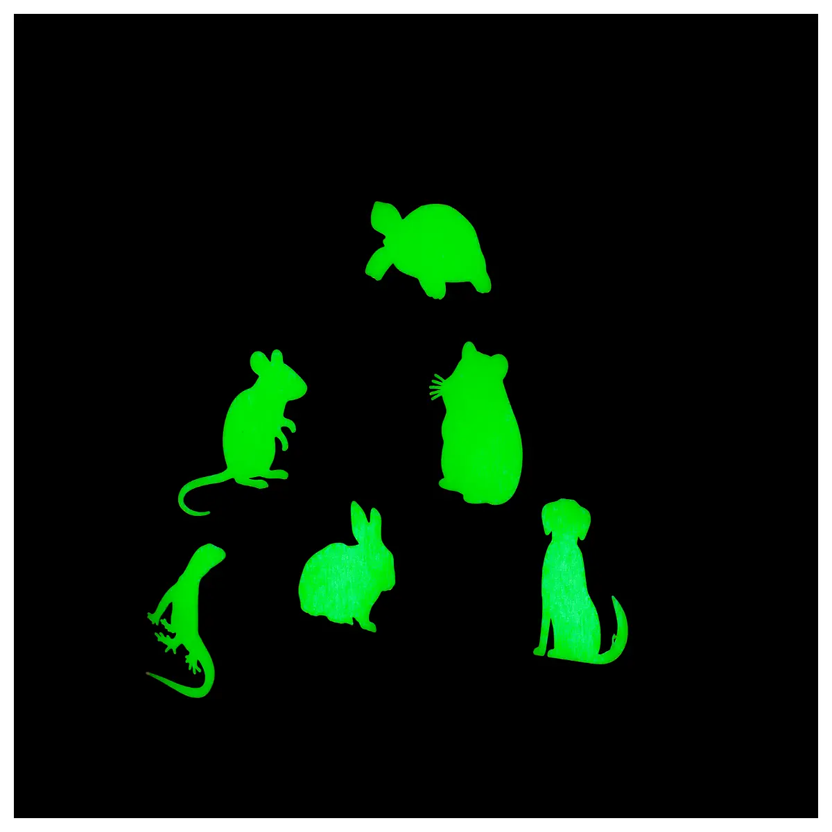 glow in the dark animal toys for kids luminous night figurines bioluminescent wildlife collectibles glowing reptile dolls