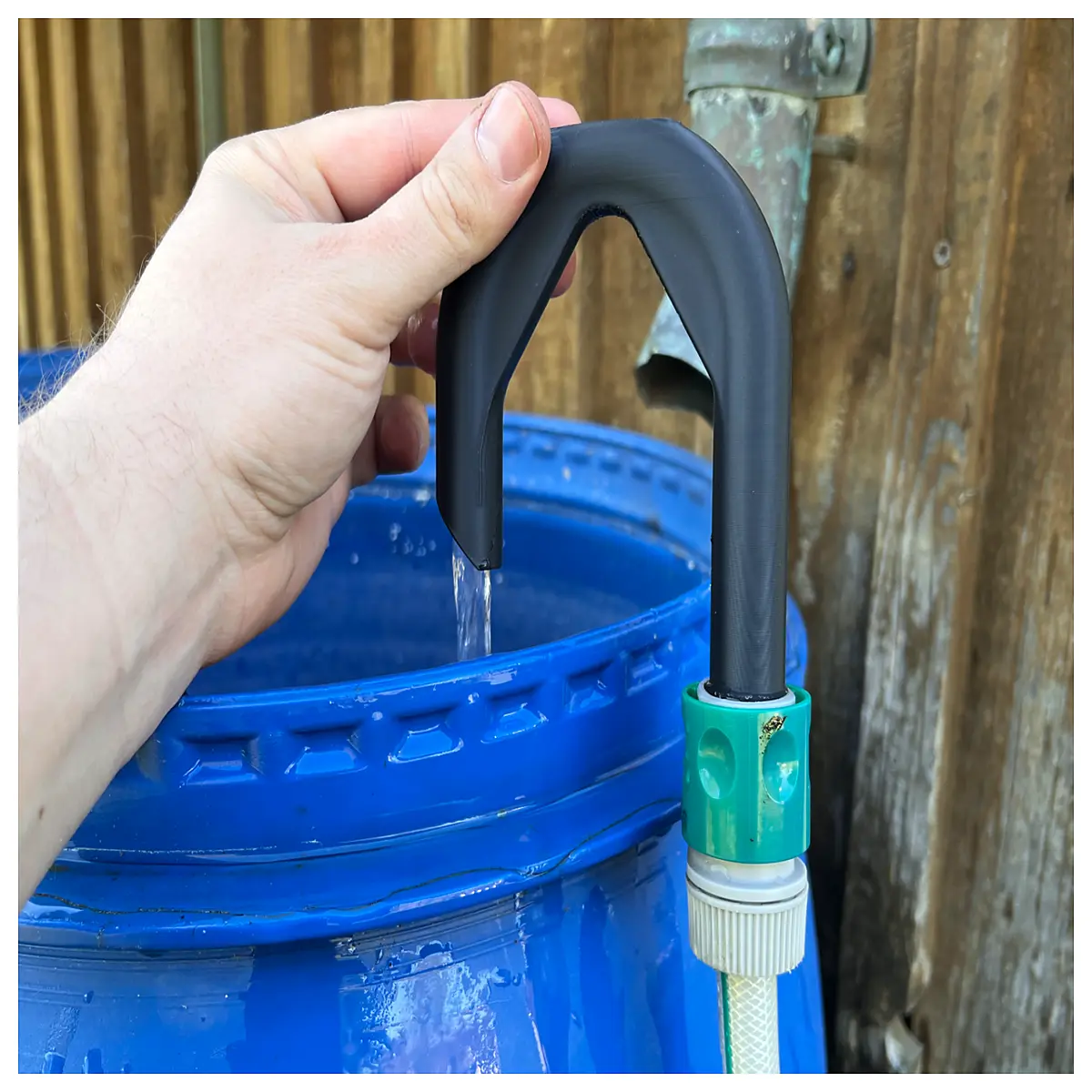 gardena rain barrel watering can adapter g34 connector hose attachment for water butt spigot