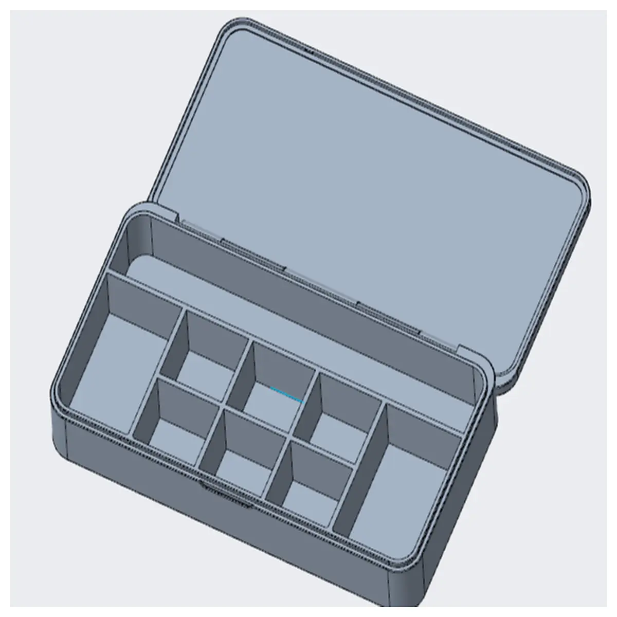 small storage box organizer desktop plastic container for jewelry makeup accessories 150x80x25mm compact