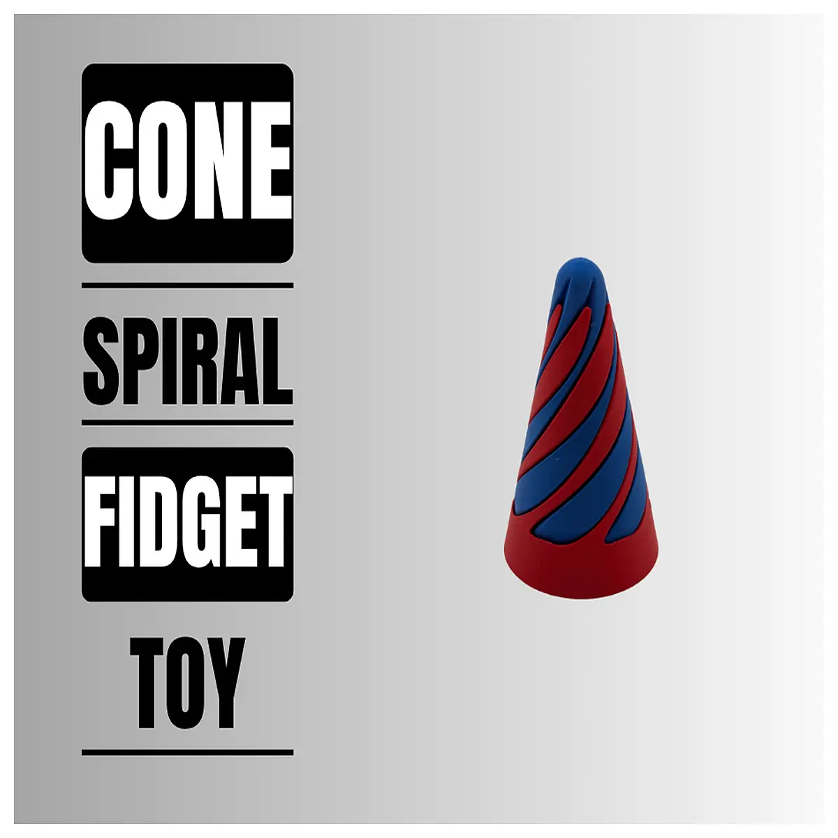 anti stress spiral cone fidget toy for anxiety relief sensory tool for adults kids autism concentration desk gadget