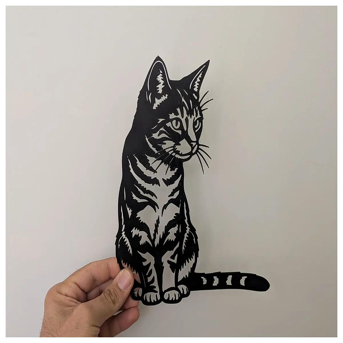 black cat silhouette wall decal vinyl sticker for nursery bedroom decor ghostly shadow art