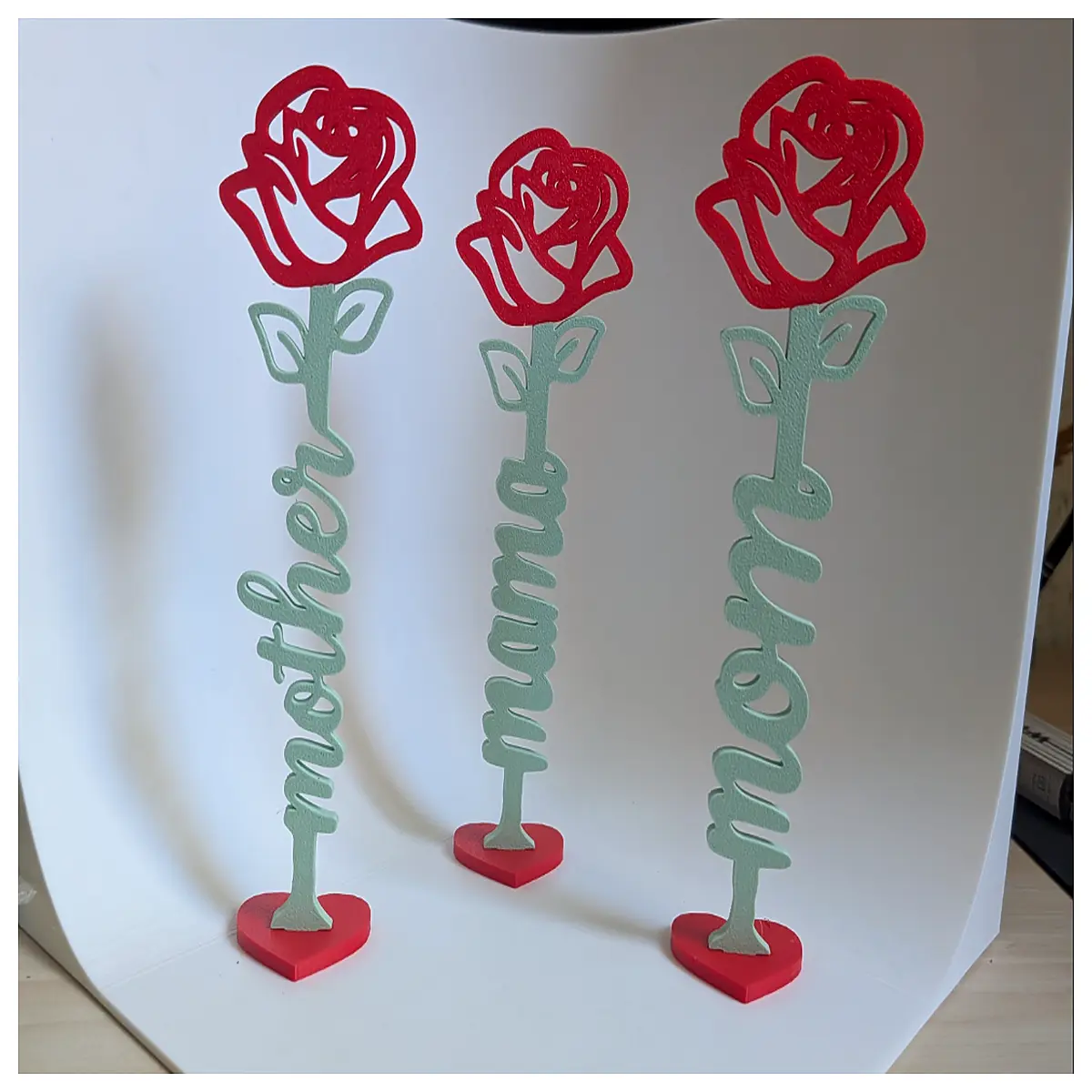 mother s day rose bouquet gift ideas red pink white mixed stems artificial silk flowers for mom birthday celebration
