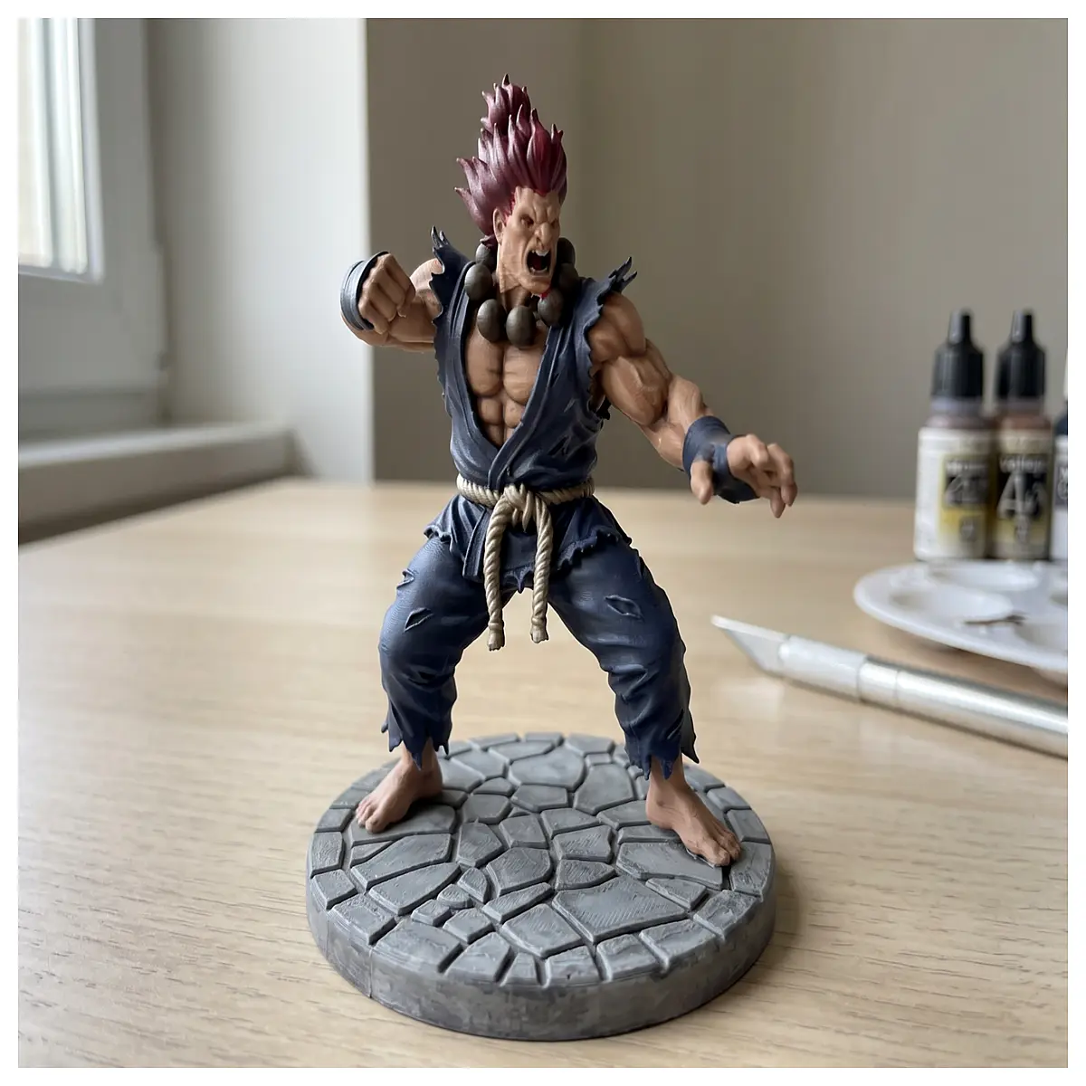 akuma statue hado figure collectible gaming decor