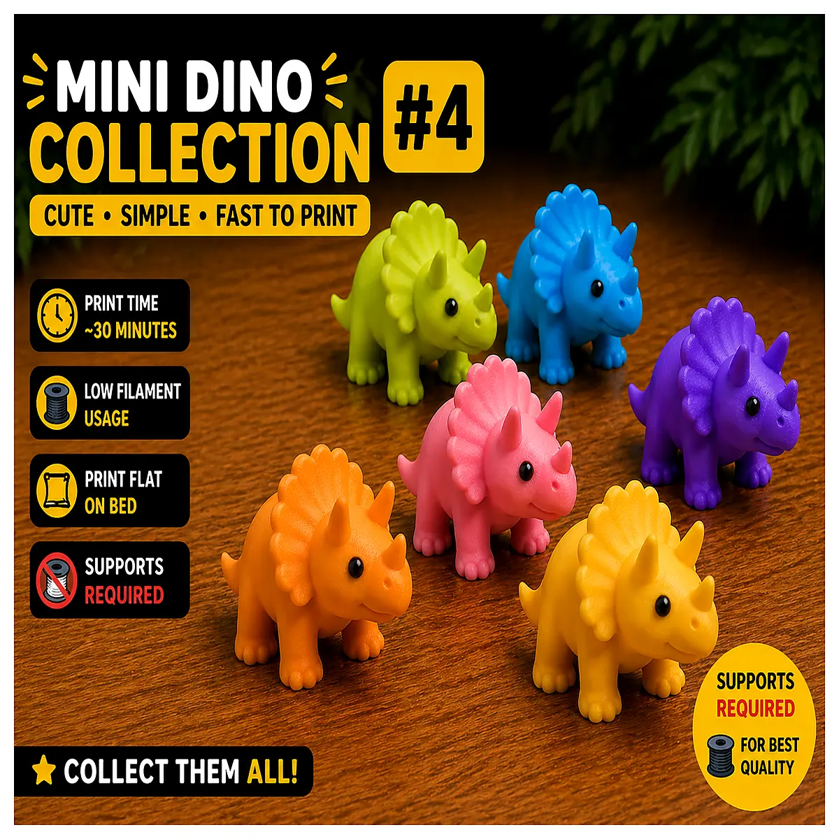 mini triceratops for kids small plastic paleontology collectible dino figure educational playset