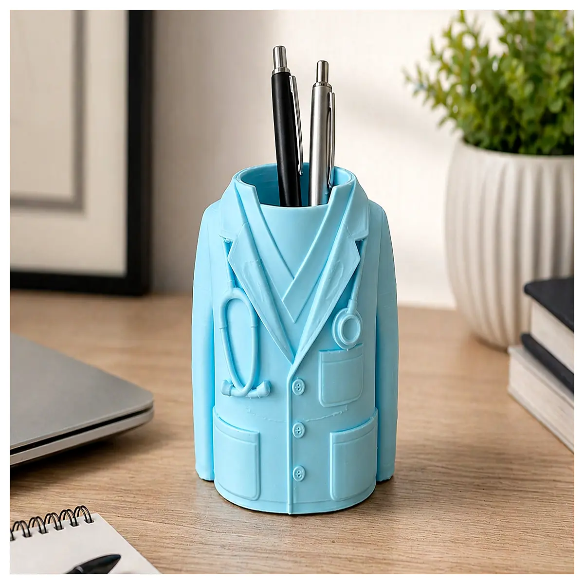 medical professional desk organizer pen holder for doctor office supplies