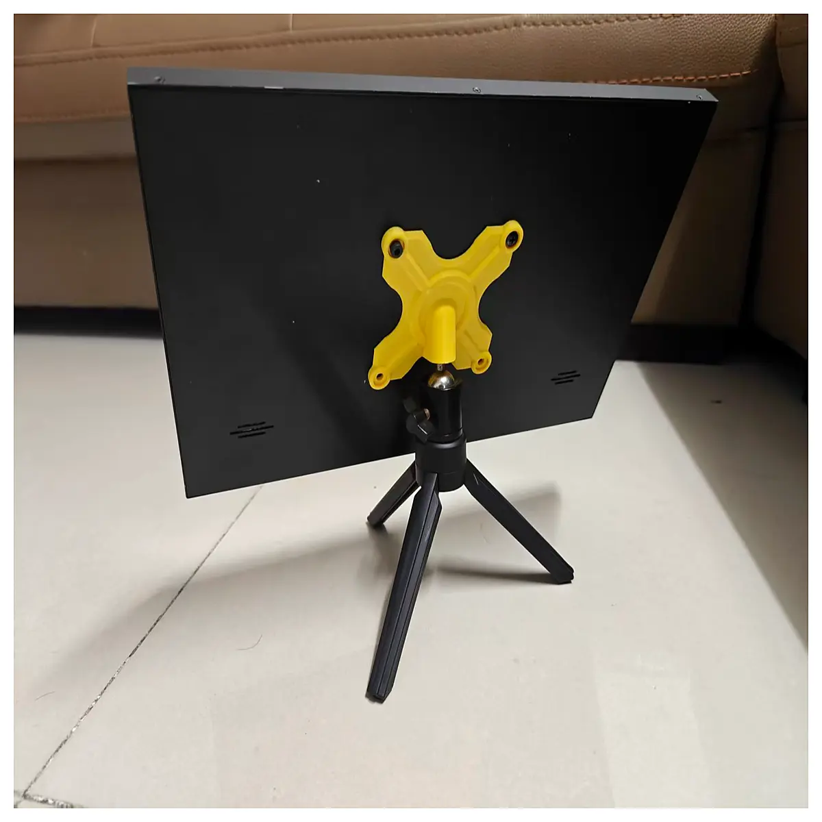 portable monitor clamp mount for laptop desk arm riser extender